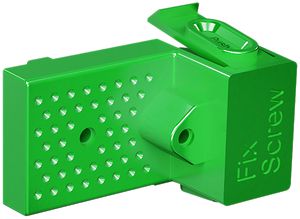 Embase de fixation pour vis SE Resi9 pour appareils média FixScrew, 2 pièces