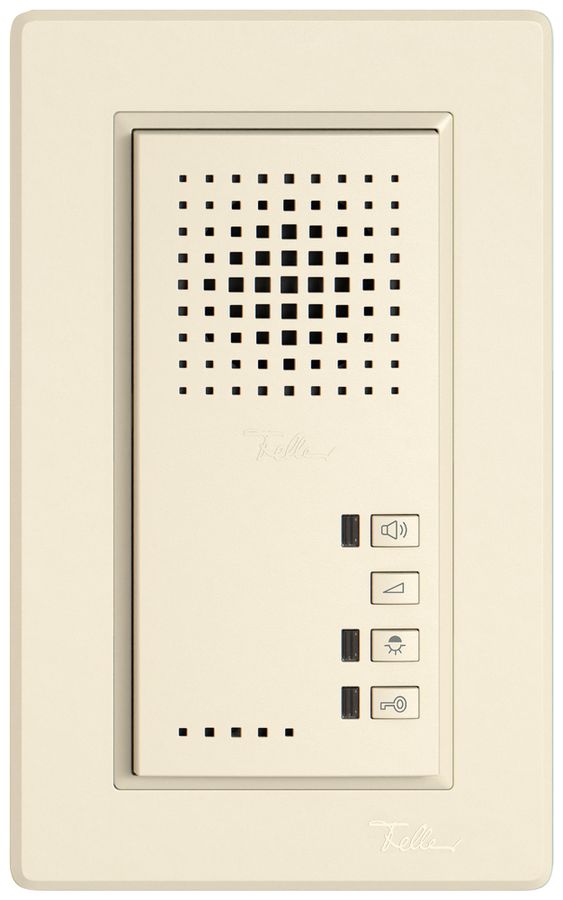 Poste mains-libres ENC EDIZIO.liv ouvre-porte fonctions commut.crema