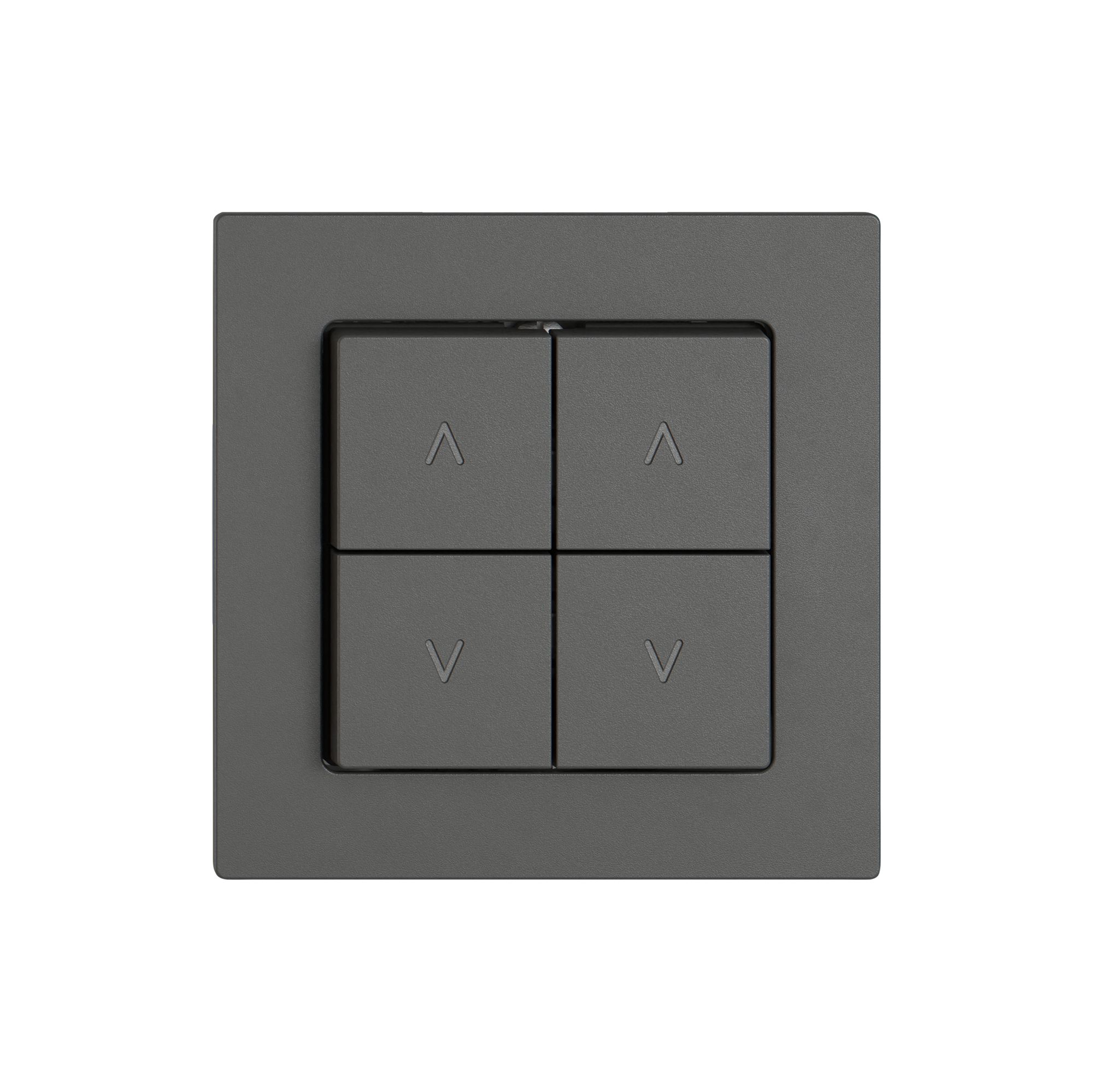 Storentaster EDIZIO.liv SNAPFIX® 10A 250V 4 Tasten 2 Kanäle dgu