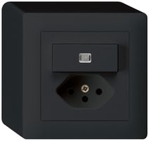 AP-Leuchtkombination AR/1L+T13 schwarz kallysto