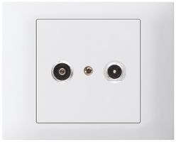 Prise d'antenne INC kallysto R-TV montage T boîte INC G3 23dB 2GHz blanc