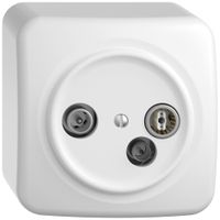 AP-Antennendose TV-R-Daten STANDARDdue SNAPFIX® 11dB ws