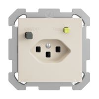 UP-Steckdose EDIZIOdue T23 FI 30mA FM, crema