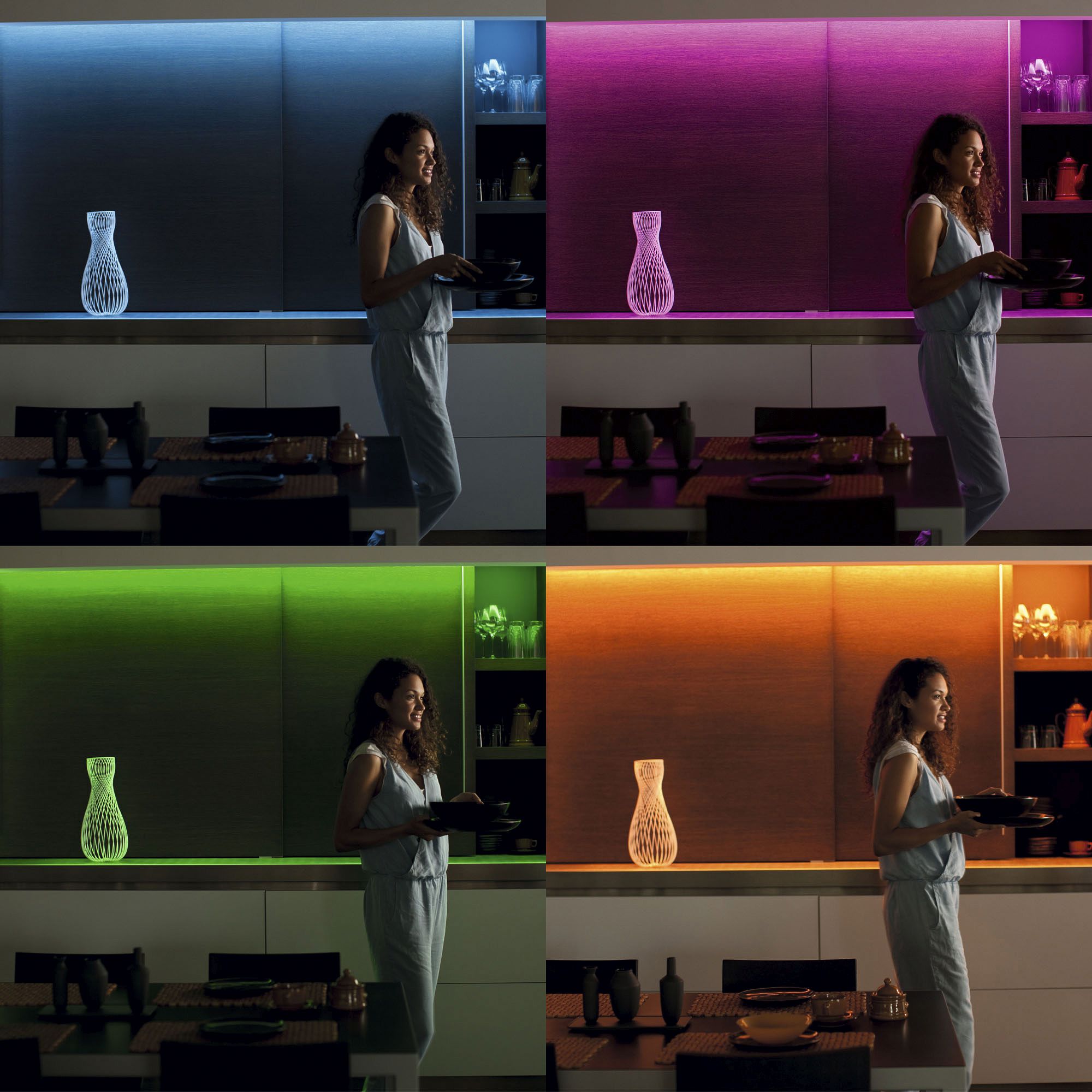 Ruban lumineux LED Philips Lightstrip 220…240V RGB 120° 15m télécommande