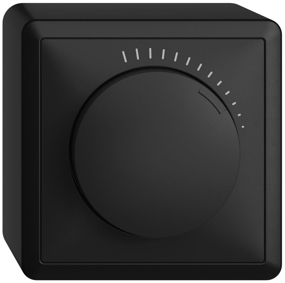 Régulateur de vitesse AP EDUE 230VAC, 1 phase, 20…400VA, 74×74mm, noir