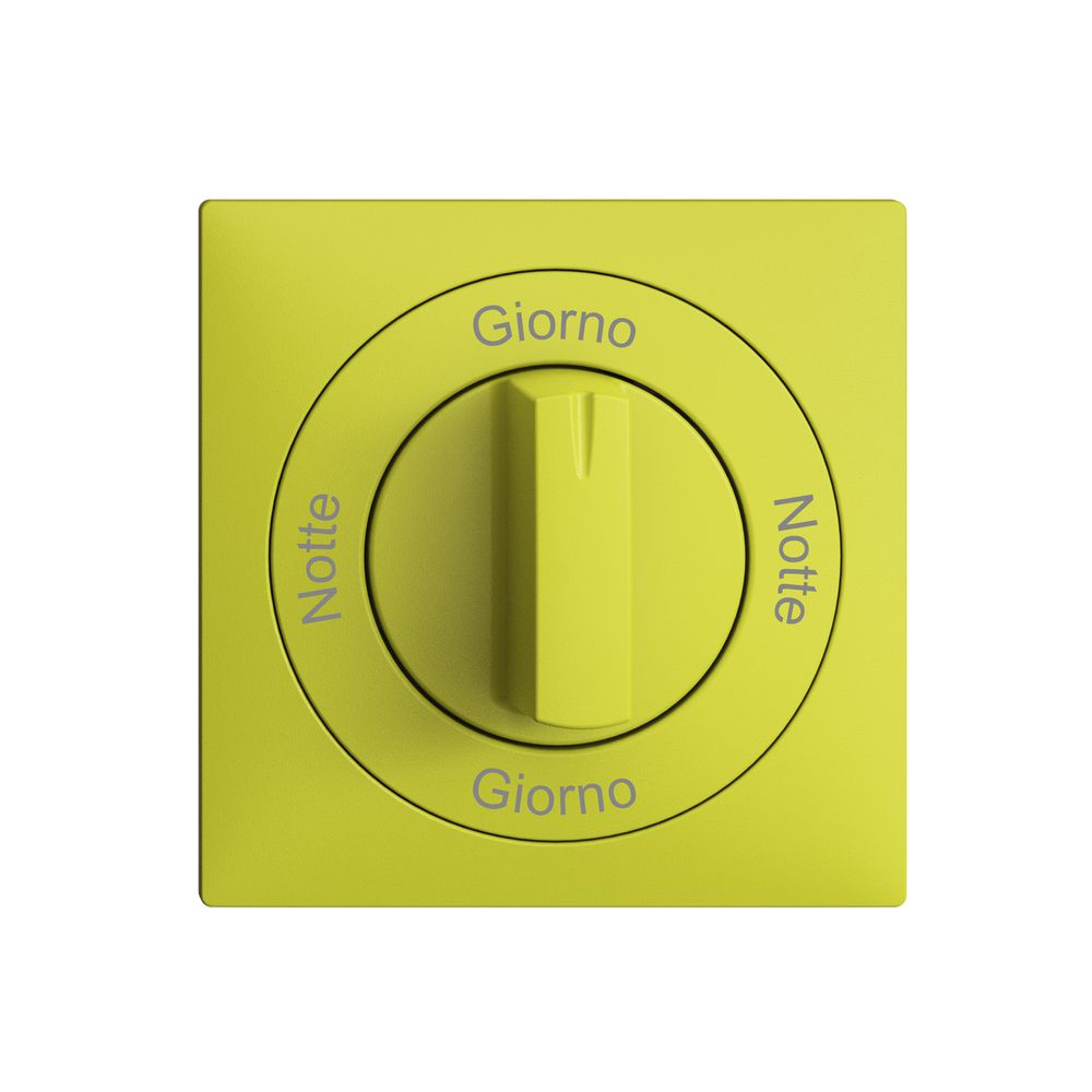 Frontset Notte-Giorno-Notte-Giorno EDIZIOdue 60×60mm lemon