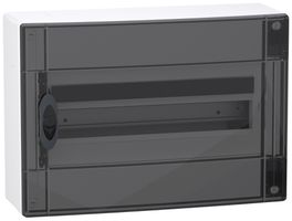 AP-Kleinverteiler SE PrismaSeT XS mit Tür transparent 1×18TE 426×300×145mm