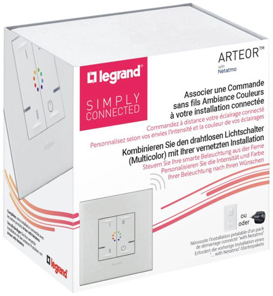 Erweiterungspaket Legrand Arteor with Netatmo 1×Multicolor 1×3L×2.5mm²