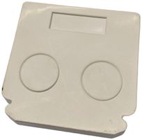 Cappa terminale DOTLUX LINEAone 64×64×63mm materiale sintetico bianco