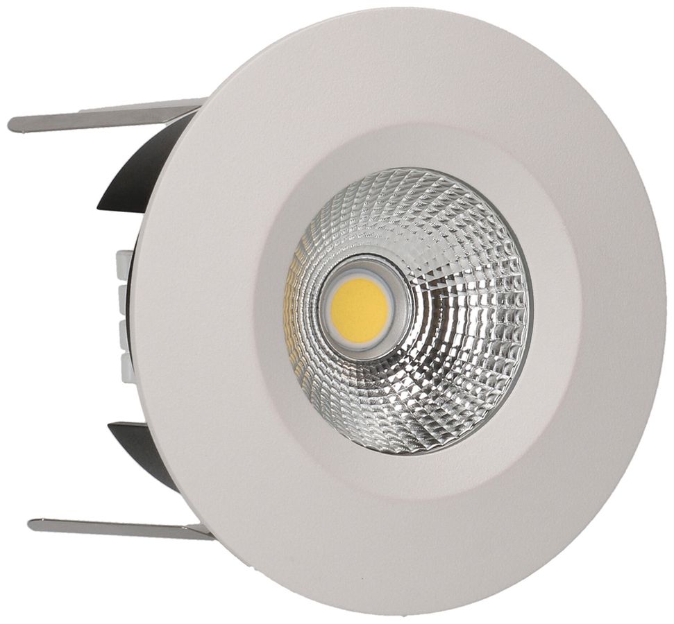 EB-LED-Spot MH WOODY 1×5.7W 660lm 3000K IP44 WB DIM Ø65…76mm weiss