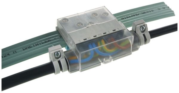 Abzweigdose Woertz für Flachkabel Power 5×2.5mm² flach 2×5P