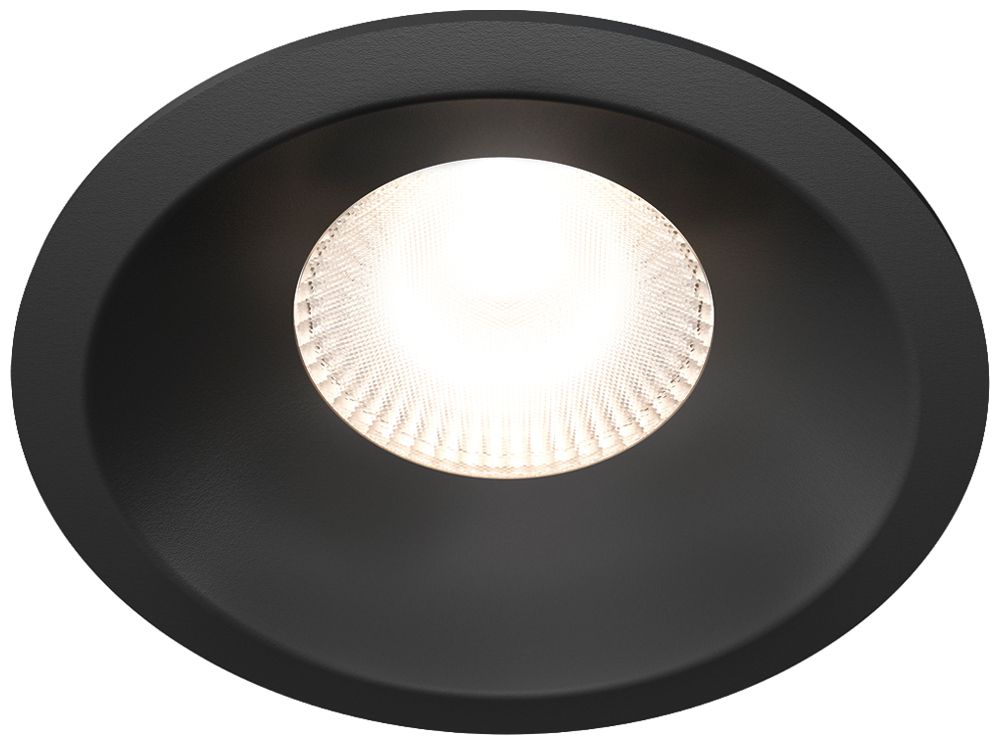 Downlight LED Plejd DWN-02-B 8W 515lm 2200…4000K IP44 REG Ø94mm nero