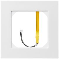 Abdeckrahmen kallysto.pro 1×1 weiss für Beleuchtung blau