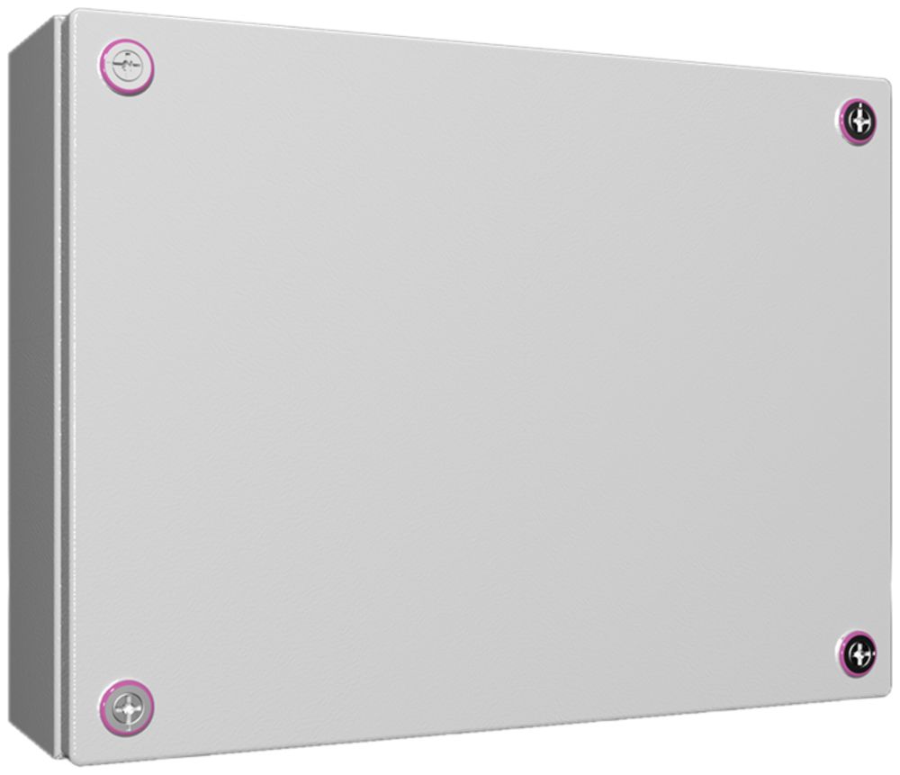 Petit boîtier Rittal KX Jonction, IP66, 400×300×120mm, tôle d'acier