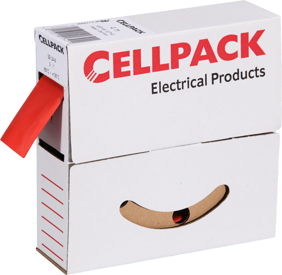 Guaina retrattile SB 18mm×7m rosso