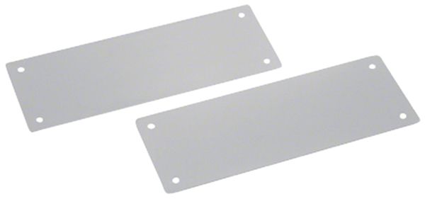 Cache-socle Hager FZ911WS 2.5×100×369mm kit latéral noir acier