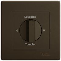 UP-Montageset EDIZIO.liv SNAPFIX® f.Drehschalter m.Griff 0-Lavat.-0-Asciug.br