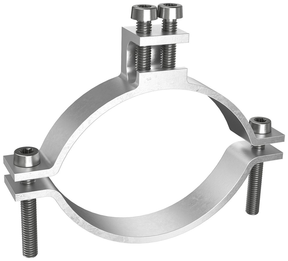 Erdleitungsbride AGRO 2 1/2…3" (75.2…87.9 mm), 1×4…50mm²/Ø8mm