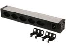 Steckdosenleiste MH 5×T13 1HE schwarz