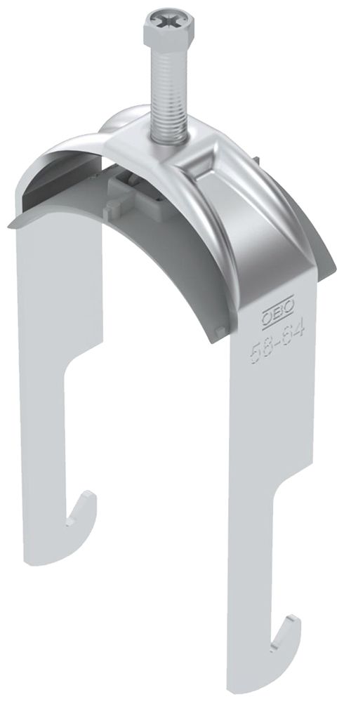 Fixation rapide BET 2056 pied à W matière synthétique 58…64mm 1×câble aluminium