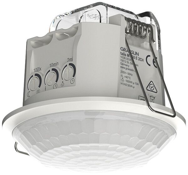 UP-Bewegungsmelder talis M 360 E 2CH 230V 1000W 360° 180° IP21 ws