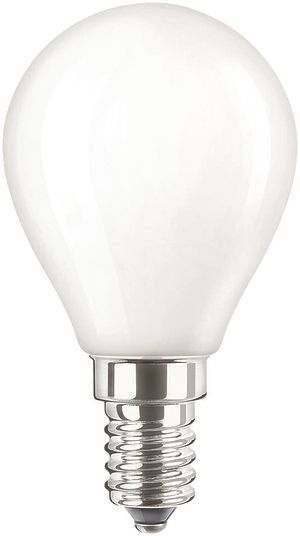 LED-Lampe CorePro LEDluster E14 P45 4.3…40W 827 470lm, opal
