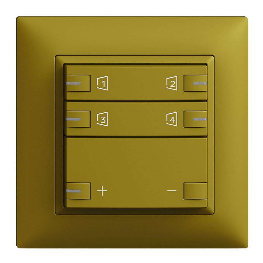 Kit de montage ENC Edue zeptrionAIR, WLAN variateur LED-RGB, 2×touche, 2×comm.ov