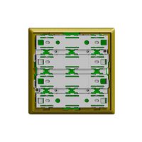 Plaque frontale universelle pour 2×1t EDIZIOdue olive, sans LED