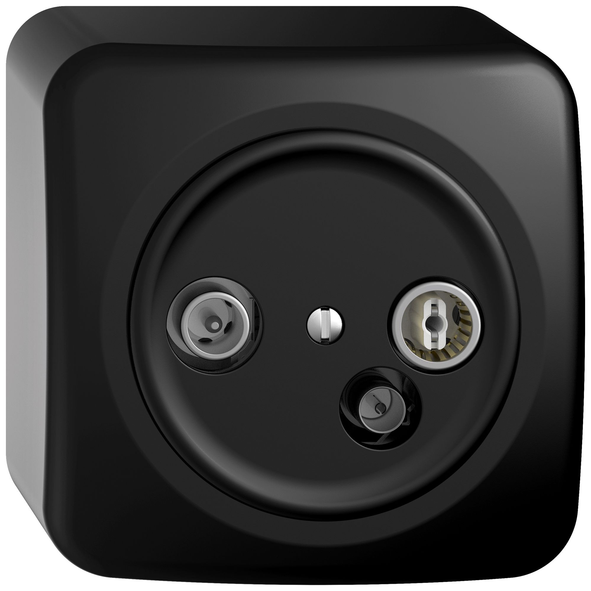 AP-Antennendose TV-R-Daten STANDARDdue SNAPFIX® 15dB sz