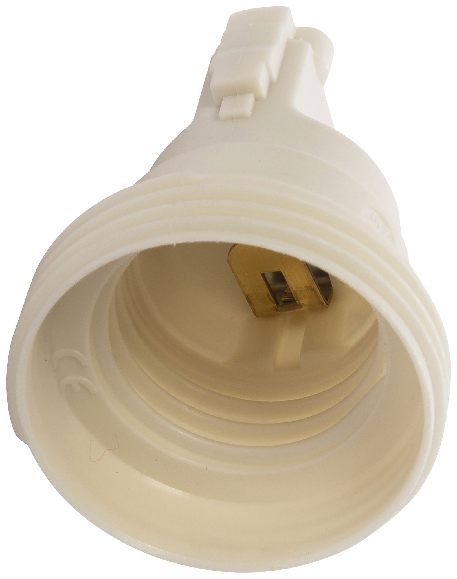 Portalampada ELBRO E27 materiale sintetico bianco