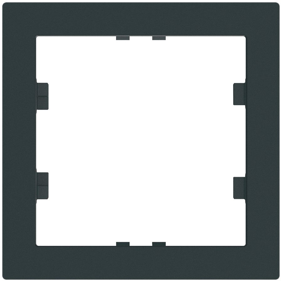 Zwischenrahmen Hager kallysto KNX 60×60mm Duroplast schwarz