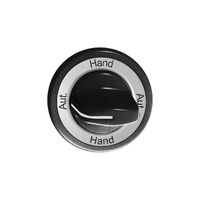 Frontset Aut.-Hand-Aut.-Hand für Drehschalter schwarz FH