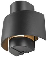 Applique SLV PHOTONI E27 1×13W IP65 REG 109×218×225mm nero