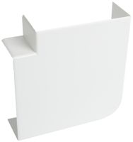 Flachwinkel HF 90° 130×50mm Kunststoff weiss IP3X