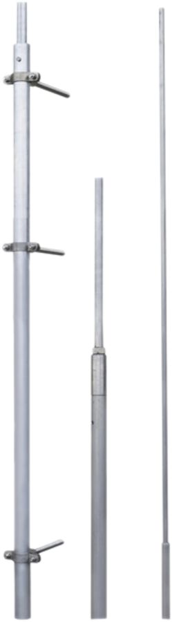 Kit de mât capteur Flury FL 86 pour fixation au mur Al L=8000mm