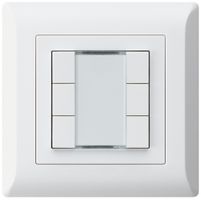 UP-Taster kallysto.line KNX 6×s/e-link weiss