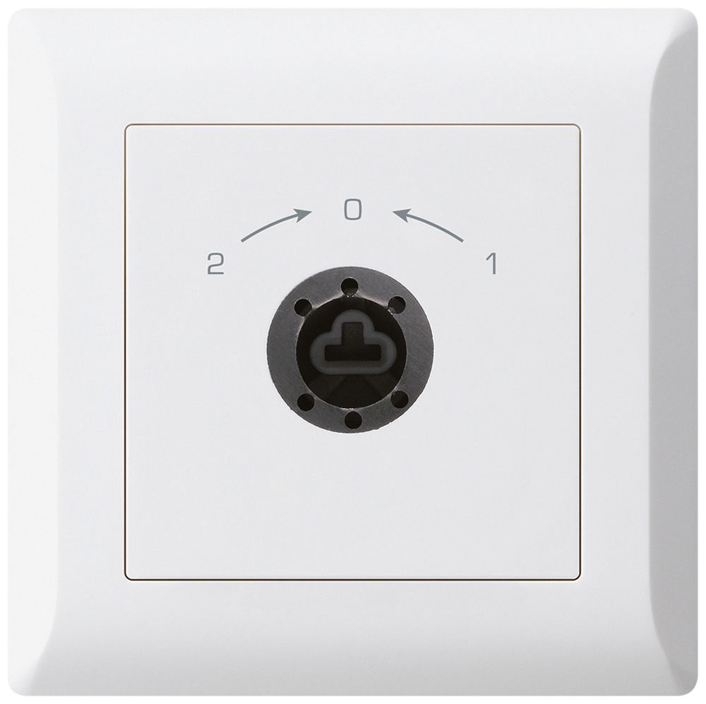 Contact pivotant ENC 1->0<-2 blanc kallysto.line pour serrure sans cyl.