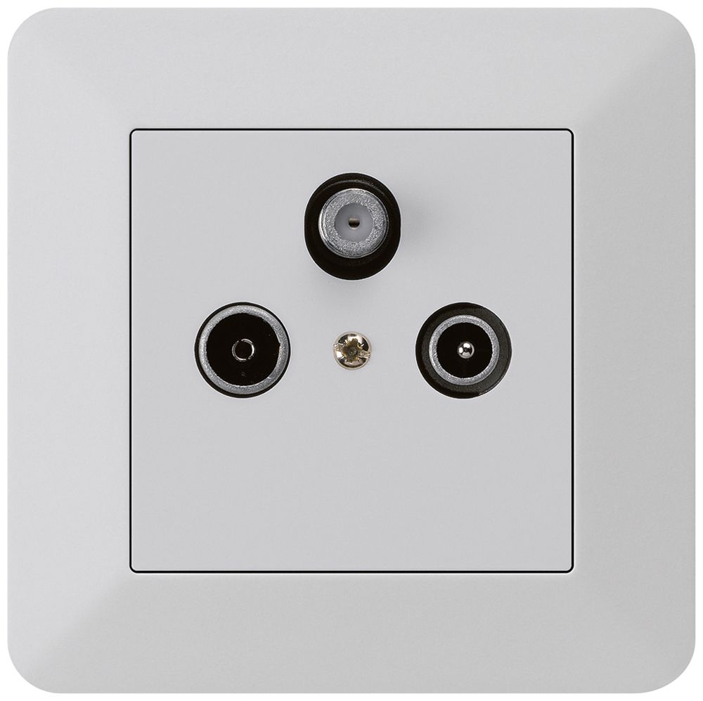 Prise d'antenne ENC kallysto.trend R/TV/SAT gris clair