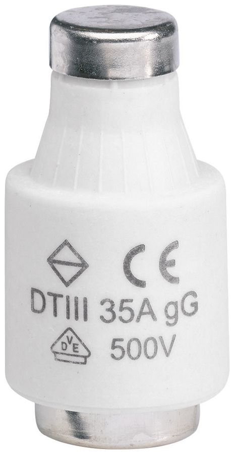 Fusible D DIII 35A 500V noir gG