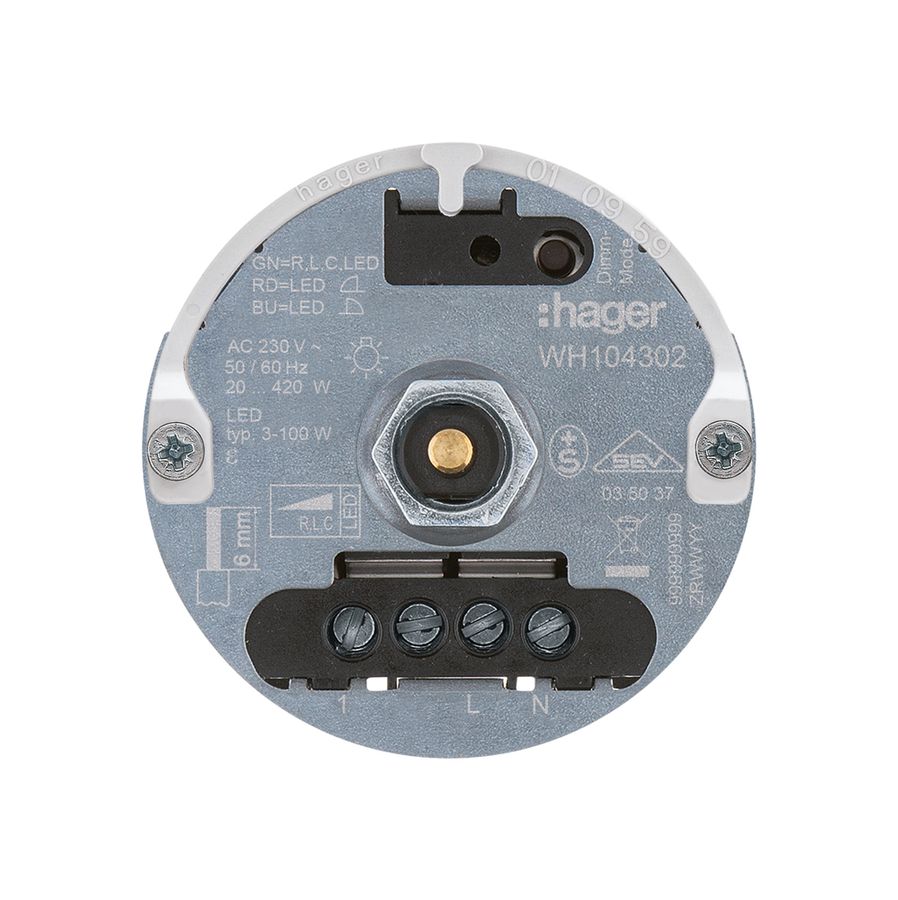 Einsatz zu Drehdimmer Universal Hager 20…400W/VA