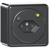 Presa FI AP CLASSIC T23 30mA nero