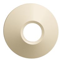 Capot frontal rond EDIZIOdue crema, pour détecteur de mouv.PIRI 360°