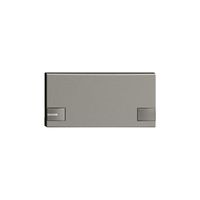 Touche 1/2 KNX/électron.a.LED EDIZIOdue commande à 2-touches gris foncé