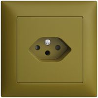 UP-Steckdose EDIZIOdue T13 olive