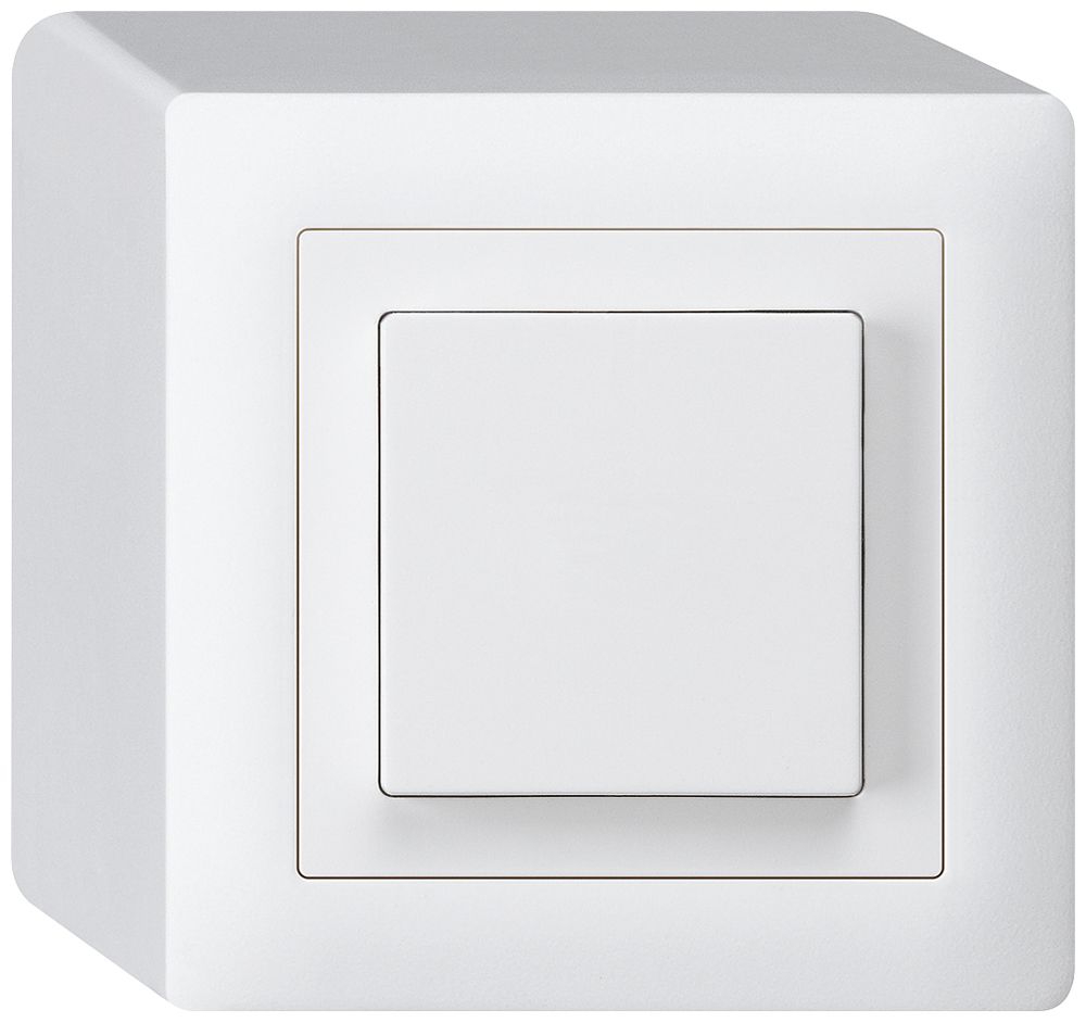 Interrupteur à poussoir AP kallysto 6/1L blanc