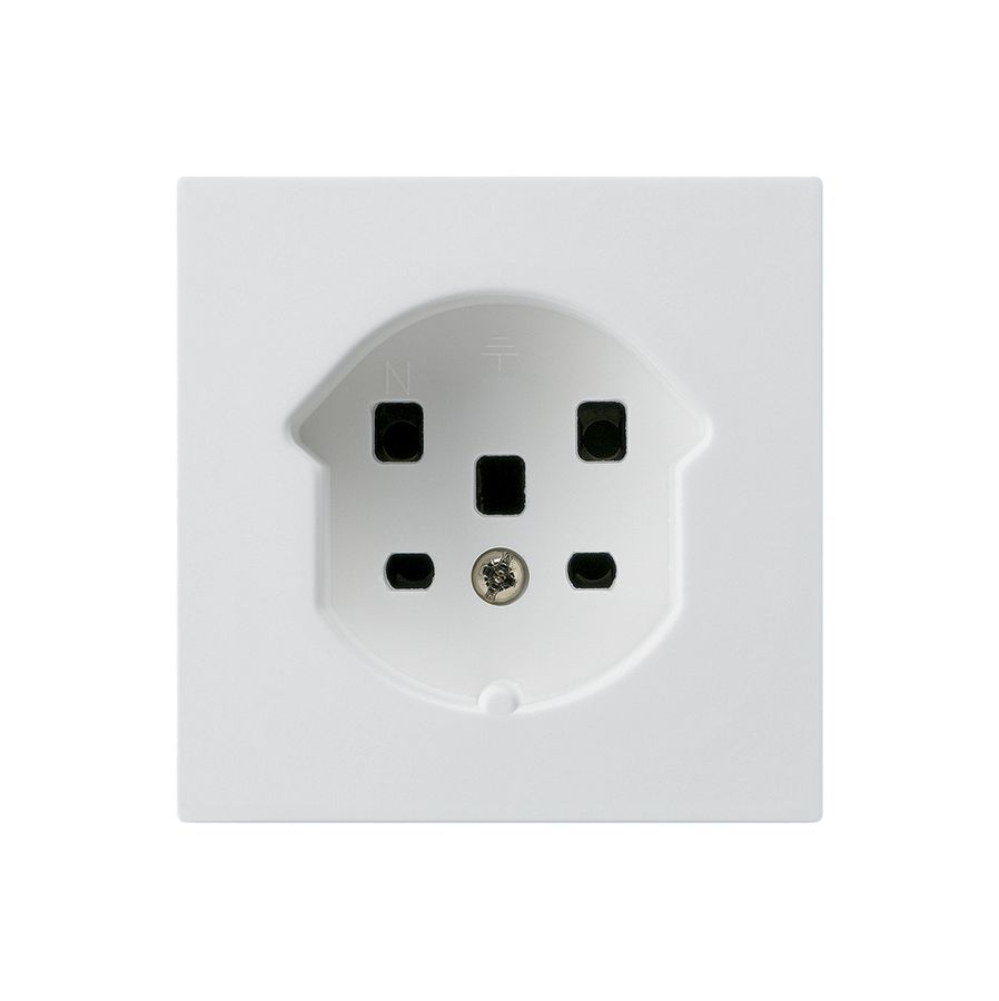 Prise HA kallysto type 25 avec bornes enfichables blanc