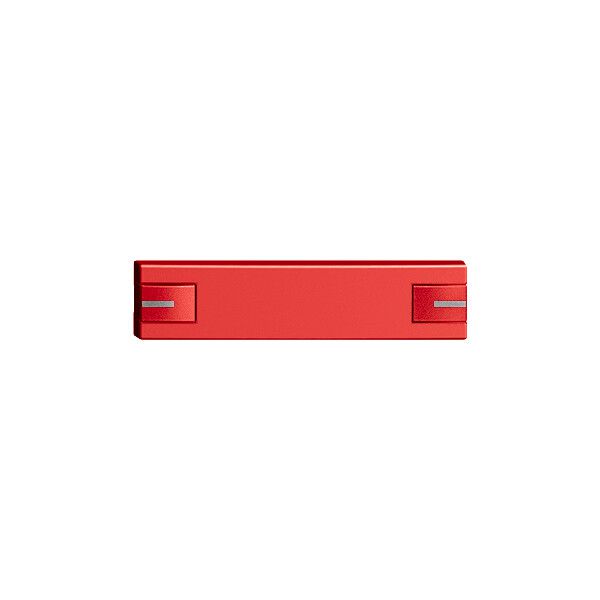 Touche 1/4 KNX/électron.a.LED EDIZIOdue 2× commande simple, berry
