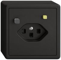 Presa FI AP EDIZIO.liv 1×T23 con shutter ne