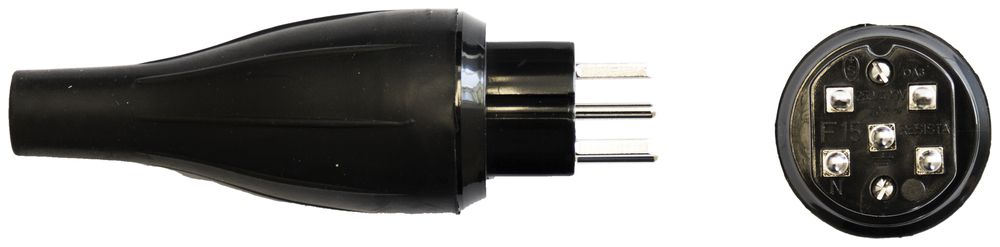 Stecker Resista 15 schwarz