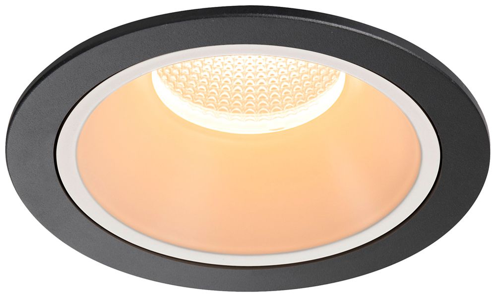 Downlight LED SLV NUMINOS XL 24W 3500lm 2700K NB DALI Ø160×105mm ne/bi